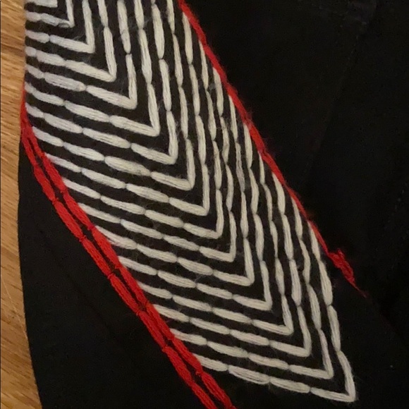 rag & bone black embroidered skinny jeans - Picture 5 of 6